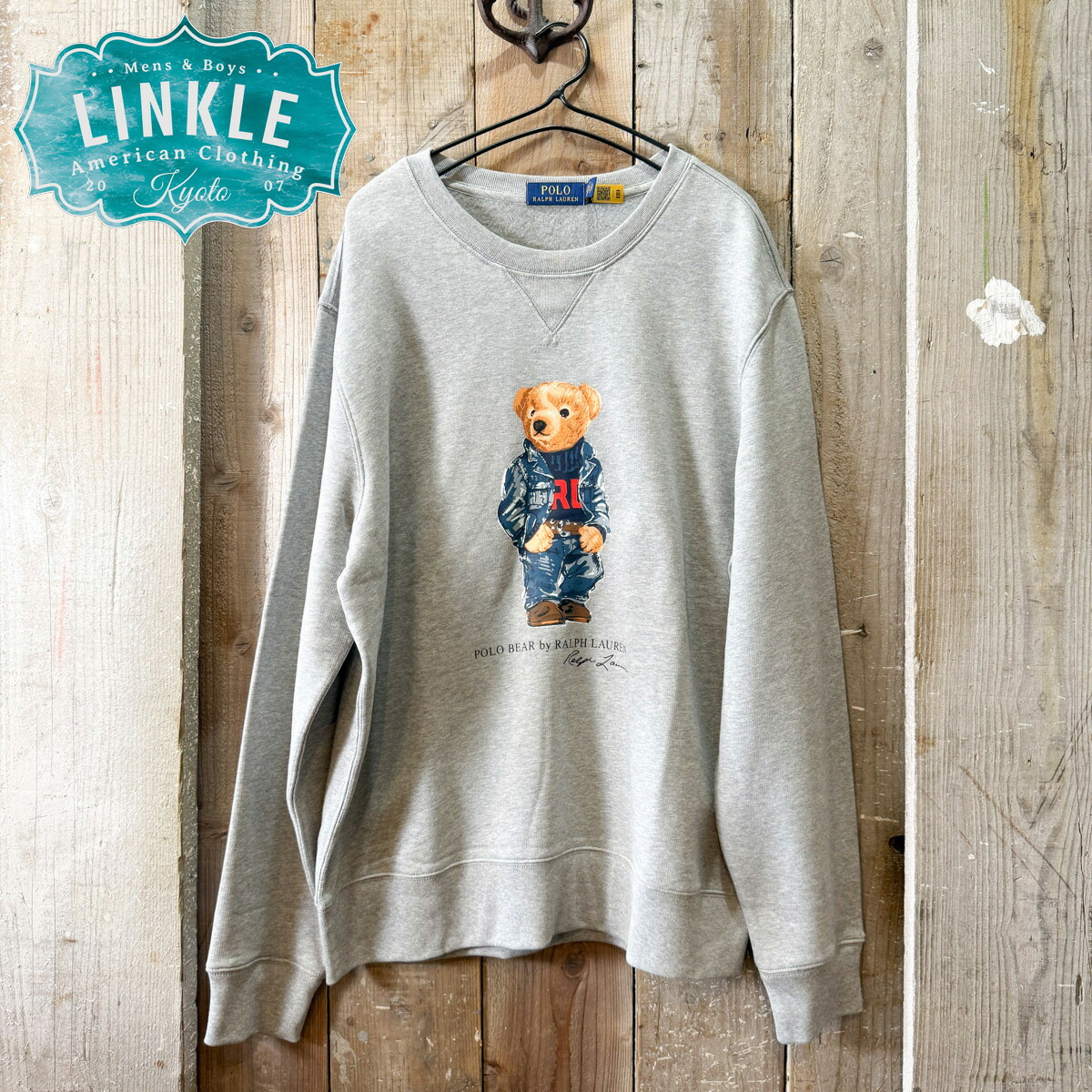 【希少】ラルフローレン ポロベア トレーナー スウェット ボーダー 完売 RALPH LAUREN ラルフローレン ポロベア ボーダー