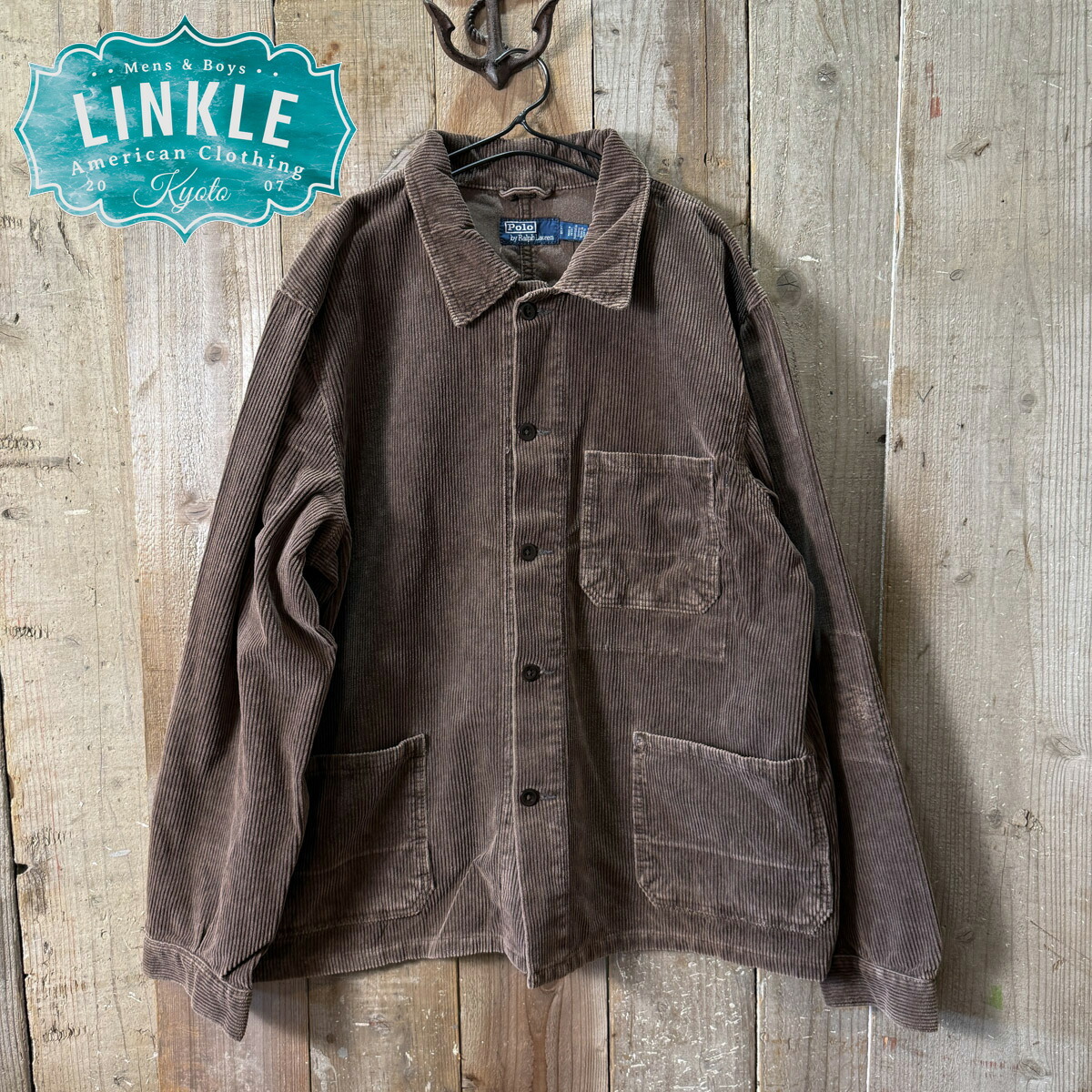 Polo Country ラルフローレン 襟コーデュロイ シャツジャケット Polo Country ラルフローレン 襟コーデュロイ シャツジャケット