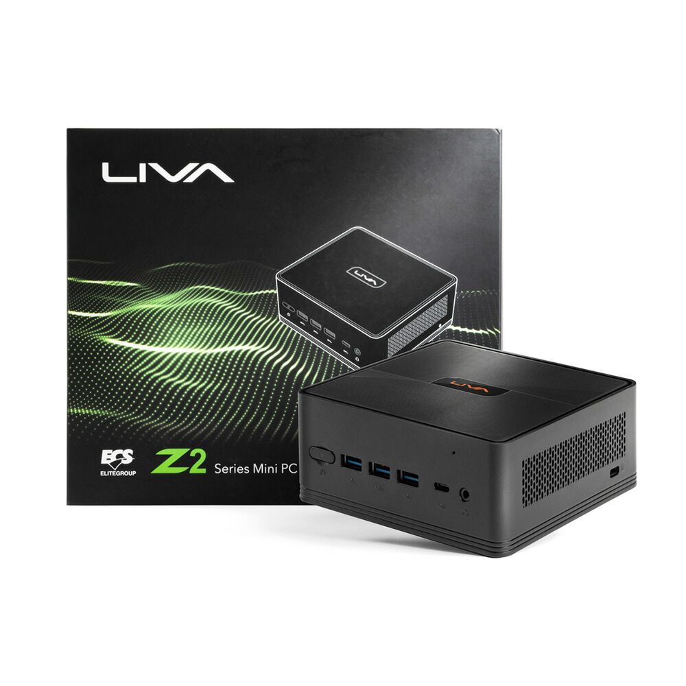 ECS Intel Gemini Lake搭載 小型デスクトップパソコン LIVAZ2-4/32-W10Pro(N4100) メモリ4GB ストレージ32GB ECS Intel Gemini Lake搭載 小型デスクトップパソコン LIVAZ2-4/32-W10Pro(N4100) メモリ4GB ストレージ32GB