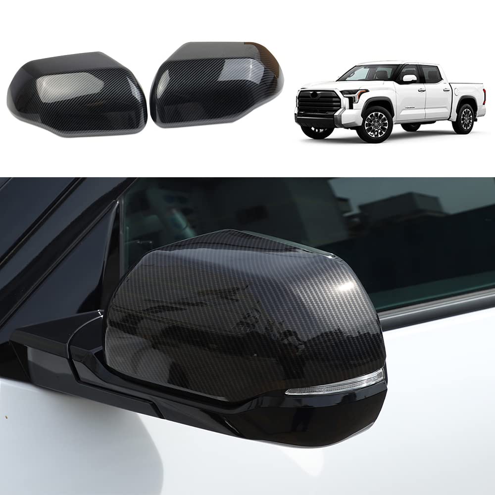 トヨタ タンドラ/トヨタ セコイア 2022 2023に対応 ABS カーボンファイバー 車用 サイドミラーカバー ドアミラー カバー バックミラーカバー 外装パーツ アクセサリー 左右セット｜Linkselectshop