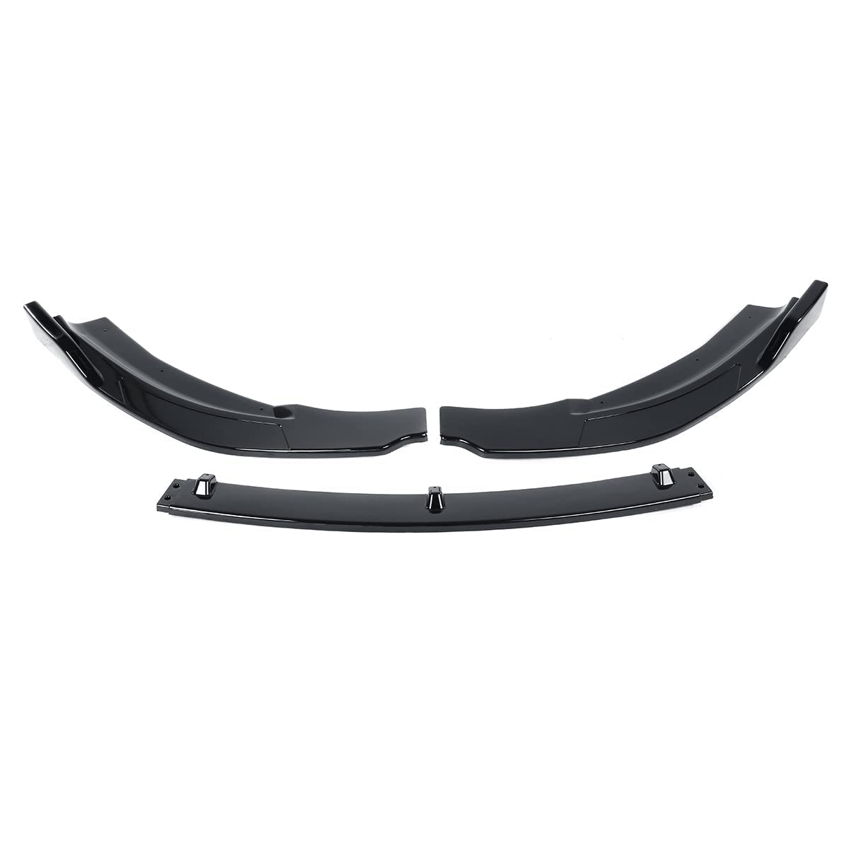 ヒュンダイ ソナタ 2011-2014 用 フロントバンパースポイラー 高品質 車用 スプリッター リップ ディフューザー カバー トリム ディフレクター リップ セキュリティカバー 2 光沢ブラック