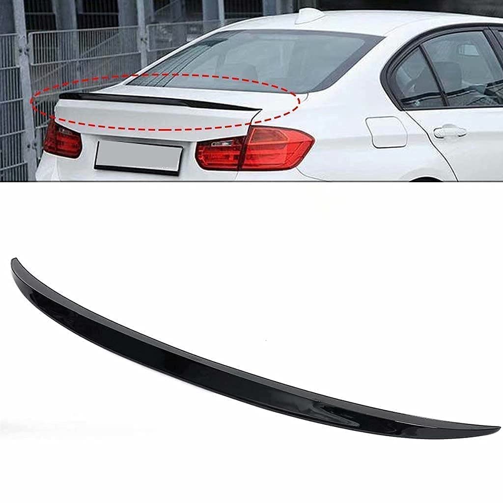 BMW 3シリーズ F30 2012年以降 クーペ用 Pスタイル 純正カーボンファイバールーフライニング装飾 調整リップタイプ リアスポイラー