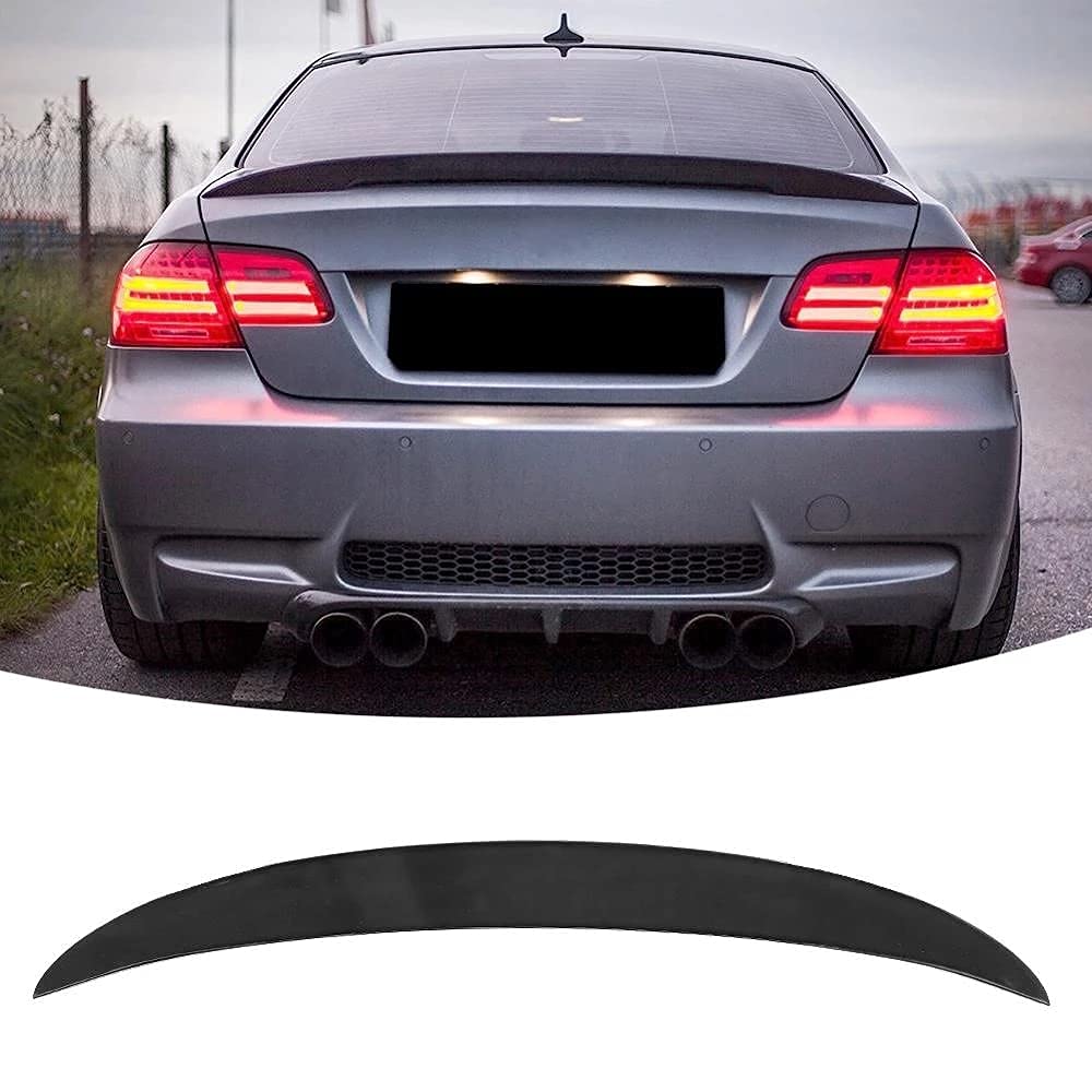 BMW 3シリーズ E92 クーペ 2007-2013年モデル用 ハイキック リアスポイラー ウィングスタイル グロスブラック