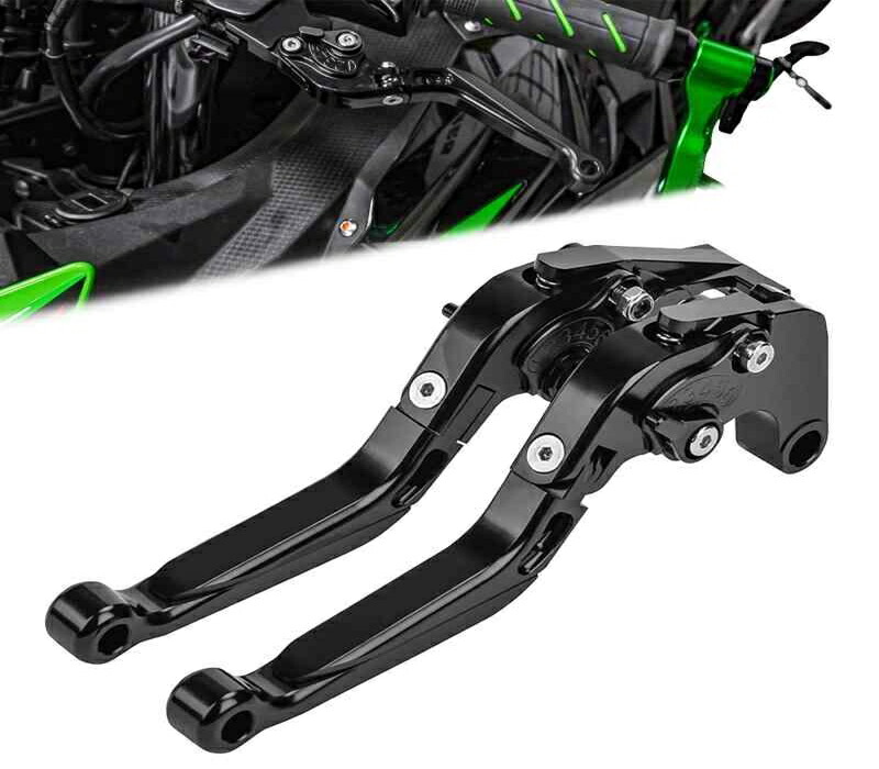 ブレーキ クラッチ レバー セット 6段階可調 アルミ ブレーキレバー クラッチレバー カワサキ Ninja250 Ninja400 Z250 Z400 に適し