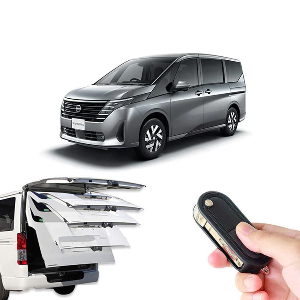 電動パワーバックドア キット NISSAN用 ニッサン用 SERENA セレナ C28 後付け パワーゲート 自動開閉 リモコン操作 オート パワーリアゲート 別売りフットセンサー la-atg-toyo-priusu60-child｜Linkselectshop
