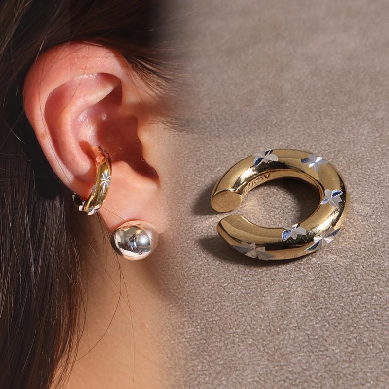 楽天市場】【SASKIA DIEZ サスキア ディツ】BRASS GOLD BOLD EAR CUFF 