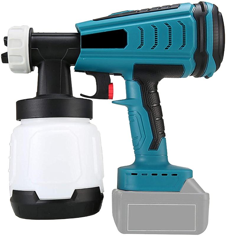 充電式スプレーガン ペイントスプレー 幅調整式電動ガン 充電式小型電動ガン 18Vバッテリー対応 塗装 ウッドデッキ