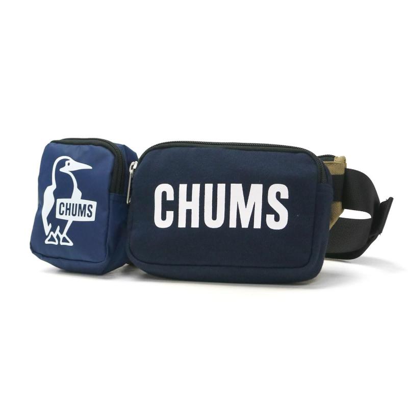 [チャムス] Waist 3 Pouch Body Bag Sweat Nylon メンズ
