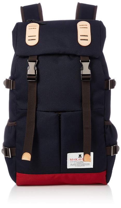 [マキャベリック]リュック TRUCKS DOUBLE BELT PMD MIX DAYPACK D.NV/RED (941)