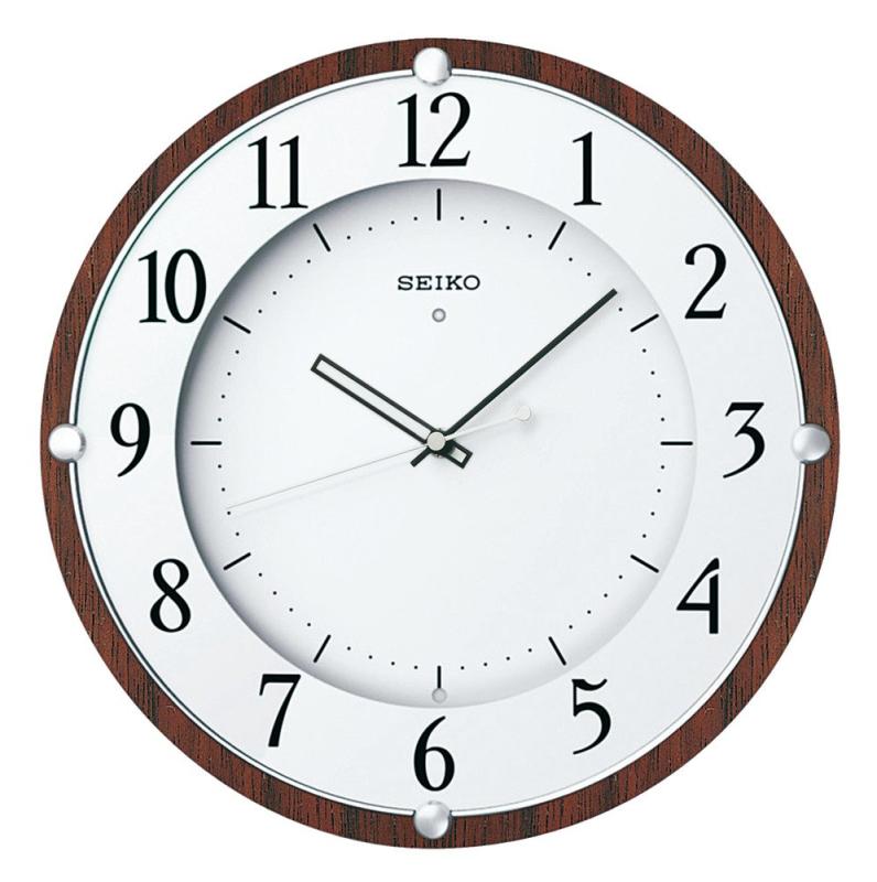 セイコークロック 電波掛時計 木枠 CLOCK|LINO select店