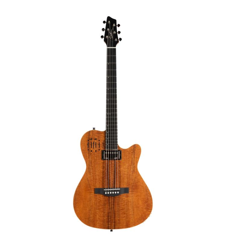 Godin (ゴダン) A6 ULTRA Extreme エレキプレイヤーに弾きやすさとアコースティックトーンを Koa 038206
