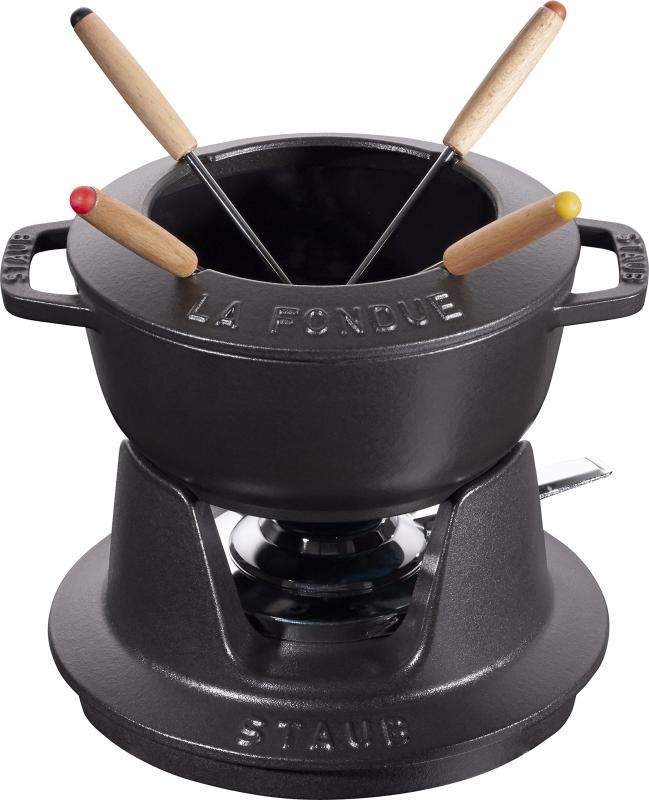 staub ストウブ 「 フォンデュセット ブラック 16cm 」 フォンデュ鍋 日本正規販売品 Speciality 40511-970