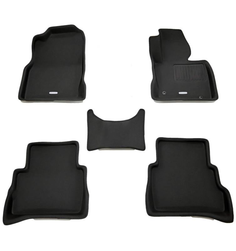 フロアマット 立体タイプ 1台分セット CX-5 KF系 H29/2~ NEWラバータイプ ブラック EZ-0728 5EEZB0728K