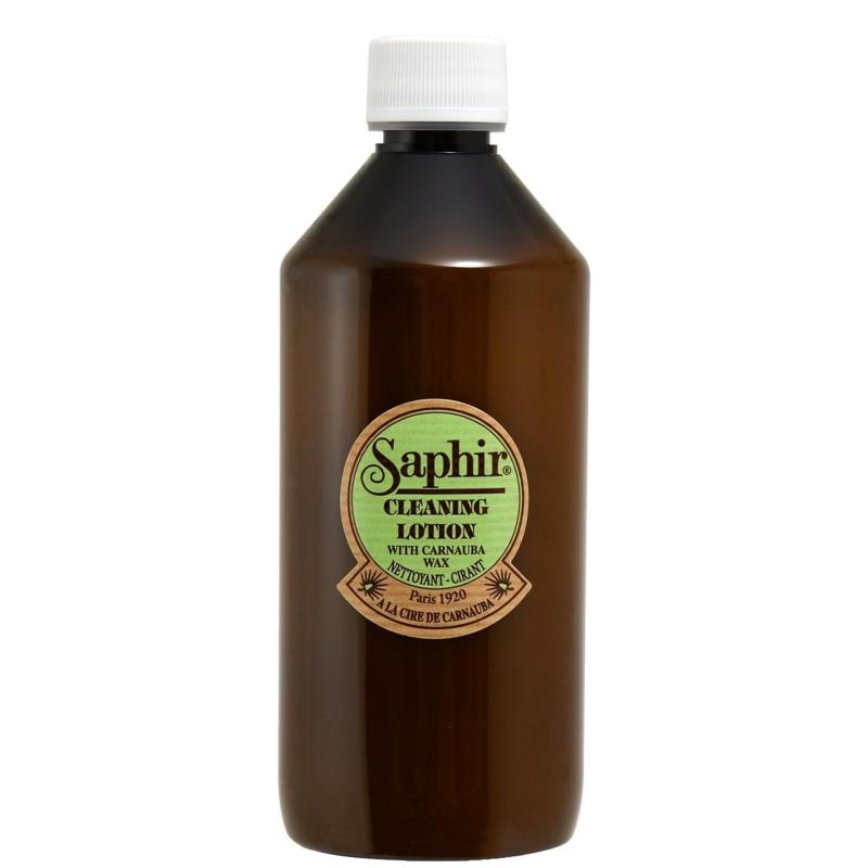 [サフィール] 大容量 500ml 革にやさしい クリーニング ローション レザークリーナー 革靴 靴 クリーナー 汚れ落とし 靴磨き 革製品 手入れ レザー バッグ スニーカー 財布 ソファー ベルト 革