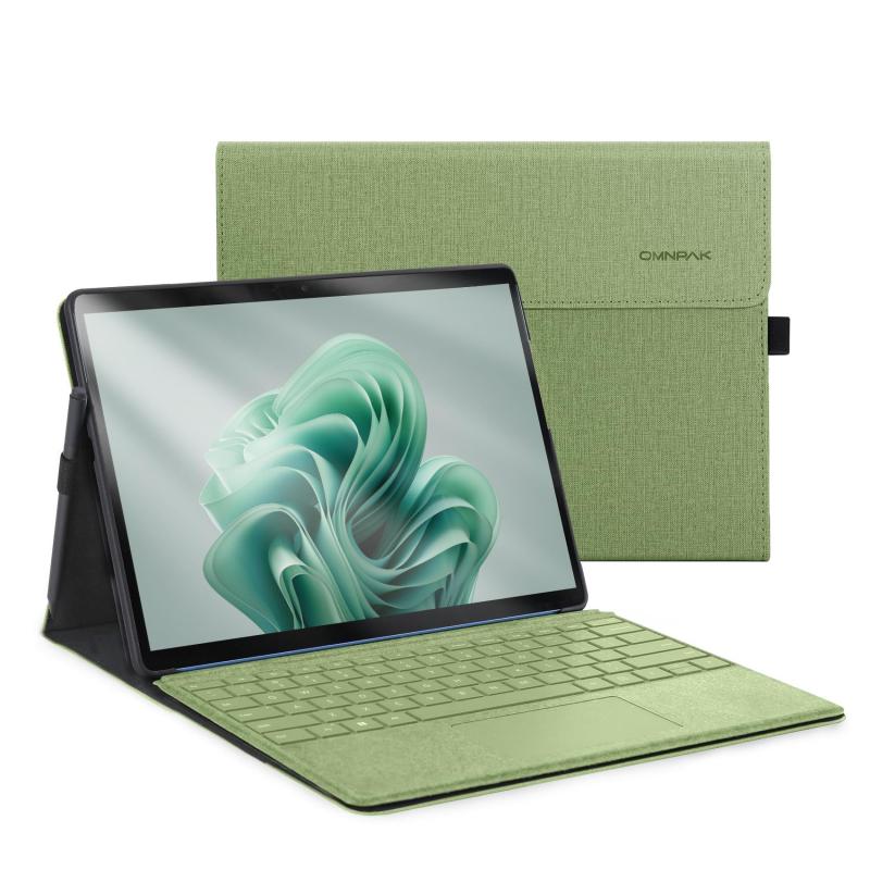 Microsoft Surface Pro 11/10/9 ケース 専用保護カバー Surface Pro 10 表面内蔵保護 多視角 スタンド キーボードを収納可能軽量 薄型 ペンホルダー付き PU スマート Surface Pro 9カバー