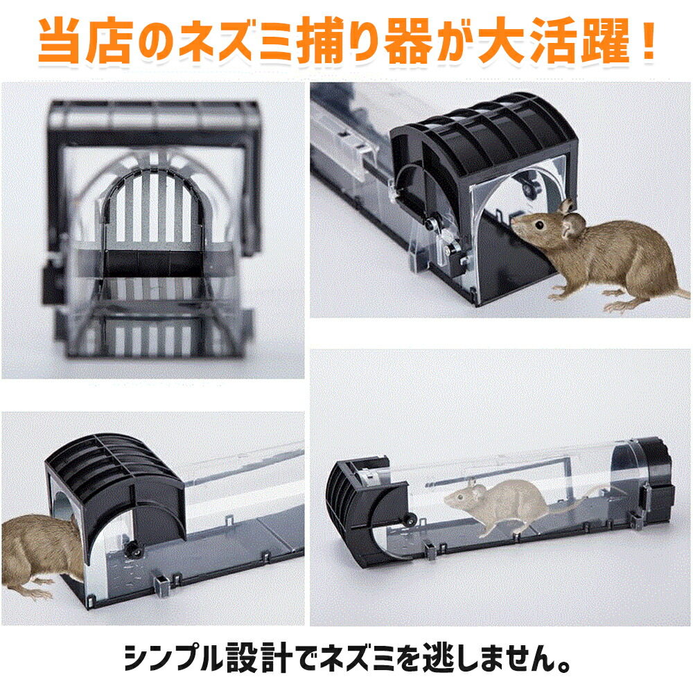楽天市場 ネズミ捕り ネズミ 捕獲 2個セット ねずみ ネズミ取り 対策 罠 ネズミ捕獲器 捕鼠器 送料無料 Coremo