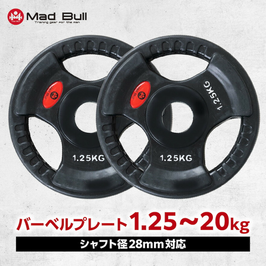 ■3月限定■ラバー バーベルプレート計20kgセット(10kg×2枚) 50m □3月限定□ラバー バーベルプレート計20kgセット(10kg×2枚) 50m