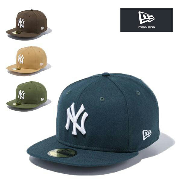 ニューエラ キャップ 59FIFTY ヤンキース 茶 ブラウン ベージュ グリーン 緑 帽子 MLB