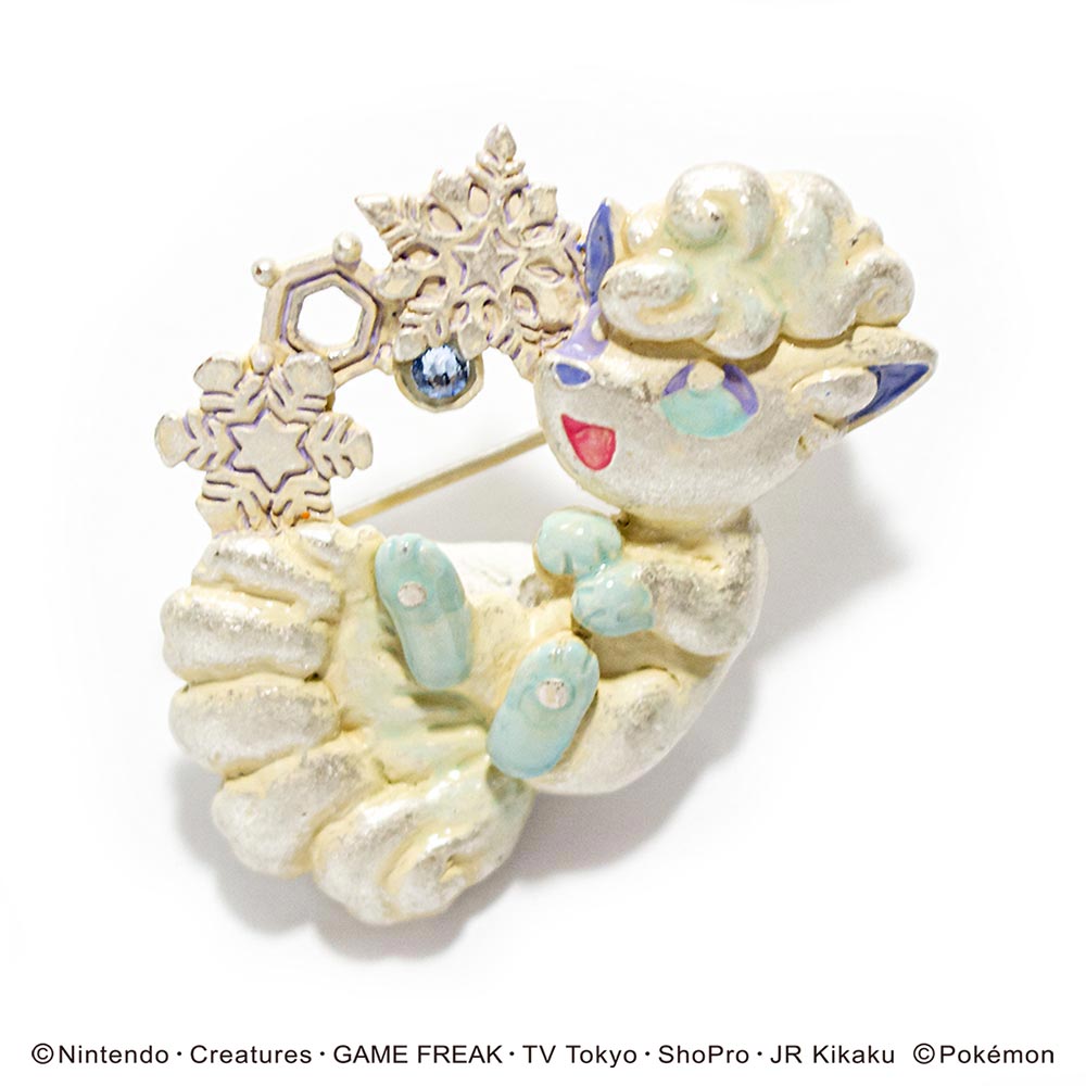楽天市場 ポケモン ロコン アローラのすがた ブローチ Palnart Poc パルナートポック ライオンシップ