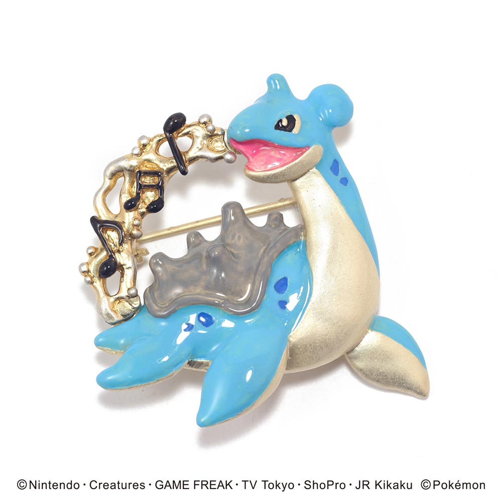 楽天市場 ポケモン ラプラス ブローチ Palnart Poc パルナートポック ライオンシップ