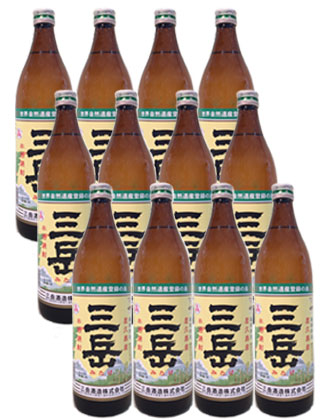 三岳酒造 【ケース販売】 芋焼酎「三岳　みたけ」25度 900ml×12本入り