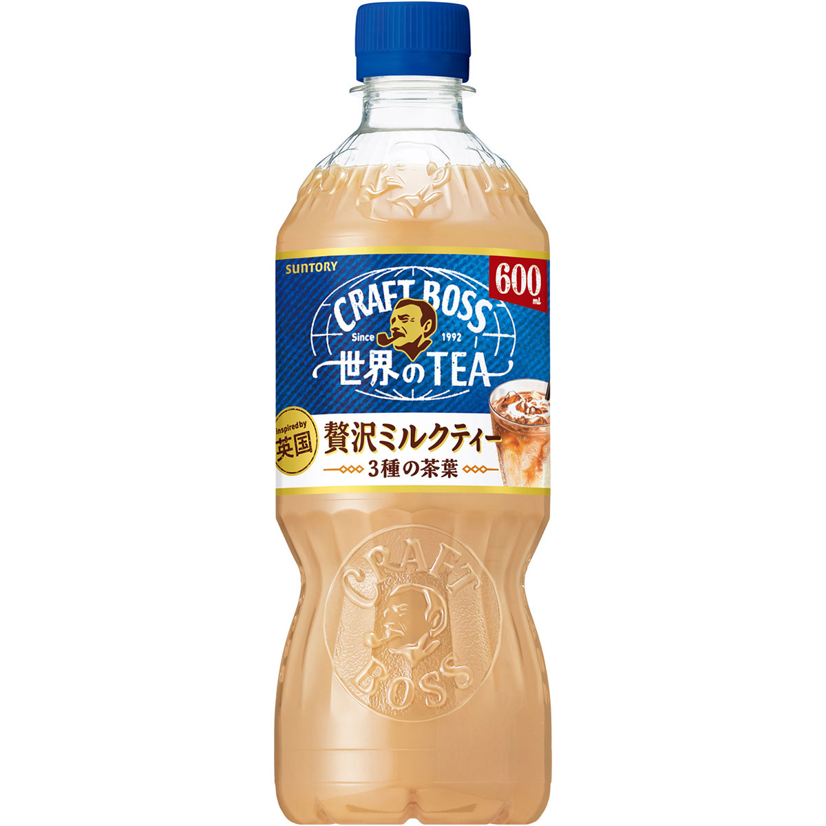 【送料無料】サントリー クラフトボス 世界のTEA 贅沢ミルクティー 紅茶 600ml×2ケース 48本