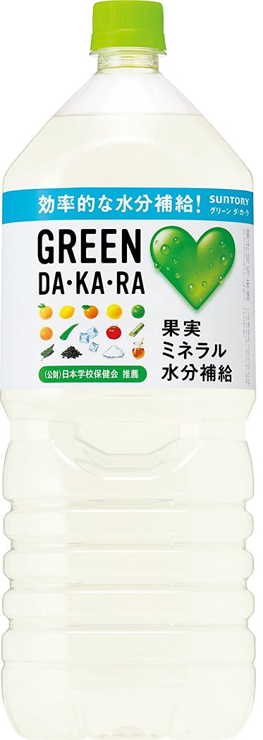 楽天市場】SOY受賞店舗限定エントリーでP4倍 【送料無料】サントリー GREEN DA・KA・RA グリーンダカラ 2L 2000ml×12本 :  リカーBOSS 楽天市場店