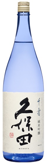 【送料無料】 日本酒 朝日酒造 久保田 千寿 純米吟醸 【ブルーボトル】1800ml 1.8L×6本 【北海道・東北・四国・九州・沖縄県は必ず送料がかかります】