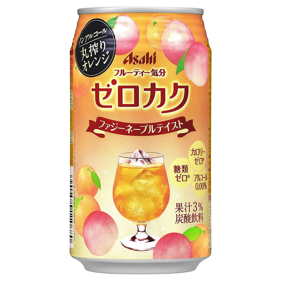 【楽天市場】【あす楽】 送料無料 アサヒ ゼロカク ファジーネーブルテイスト 350ml×24本/1ケース 【3ケースまで1個口配送可能