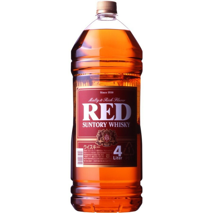 楽天市場】サントリーウイスキー レッド 39度 4000ml ペット