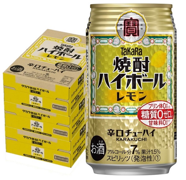 NEW通販】 宝酒造 タカラ 焼酎ハイボール レモン350ml缶×3ケース（全72