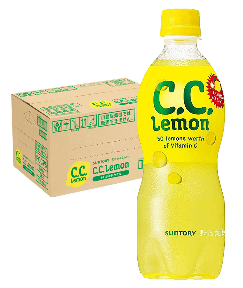 【送料無料】 サントリー Ｃ．Ｃ．レモン 500ml×2ケース/48本