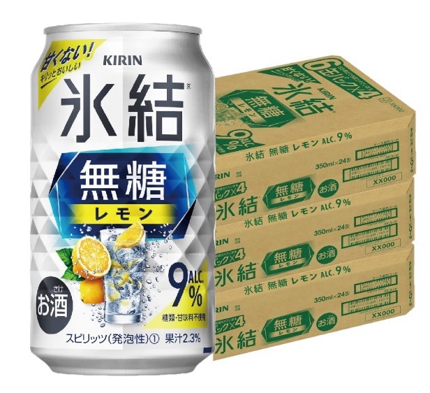 得価最安値】 キリン 氷結無糖レモン Alc.4％ 500ml×24本 ：宮城県仙台