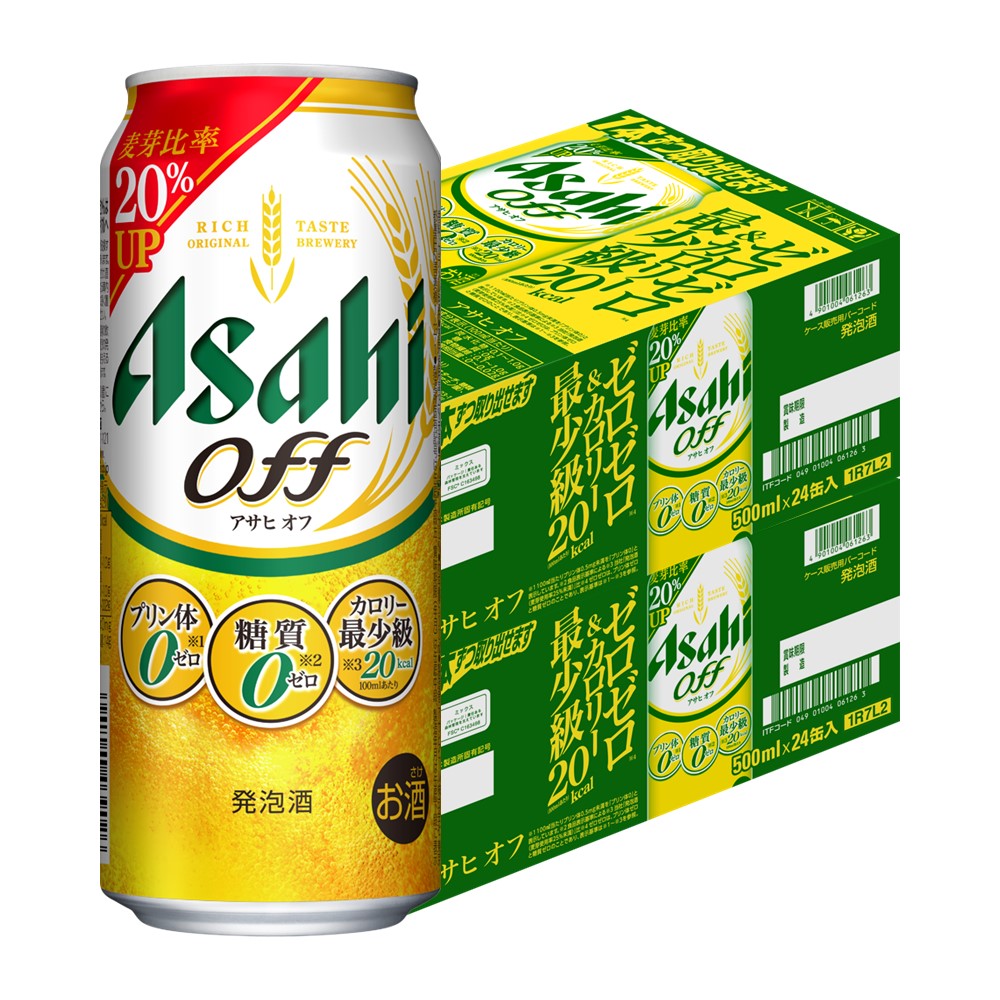 アサヒオフ 350ml 6缶パック×8 計48本 楽天市場】アサヒ オフ OFF 350ml 6缶パック 新ジャンル・第3の