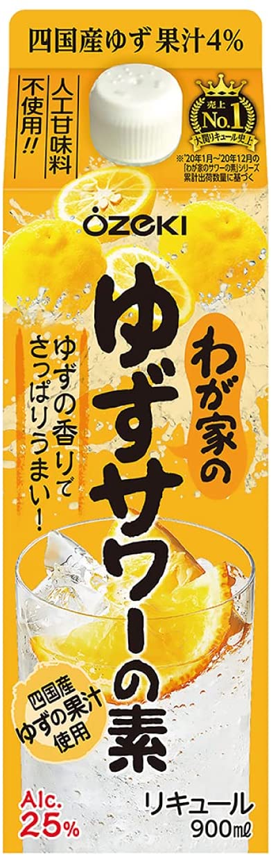 有名なブランド 8 25限定全品P3倍 大関 わが家のゆずサワーの素 居酒屋の味 25度 900ml×12本 fucoa.cl