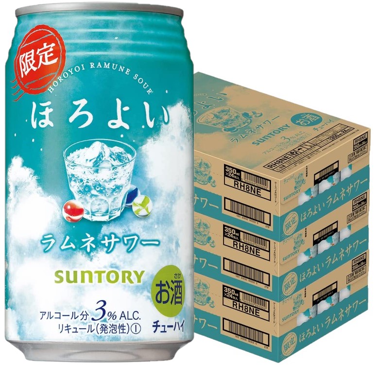 市場 送料無料 72本 350ml×3ケース ラムネサワー サントリー ほろよい 北海道