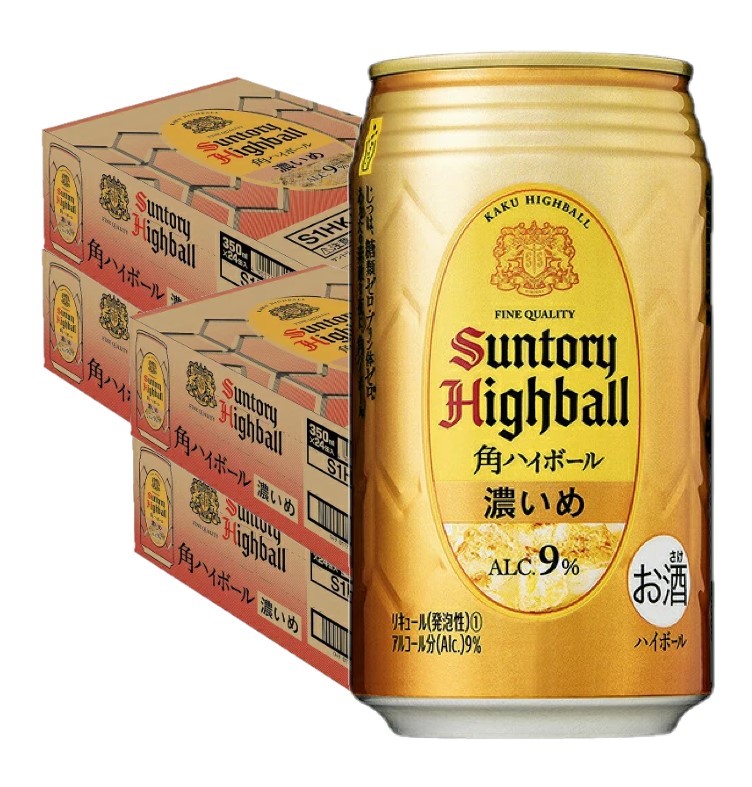 2021年最新海外 サントリー 角ハイボール 濃いめ 350ml×4ケース 96本 fucoa.cl