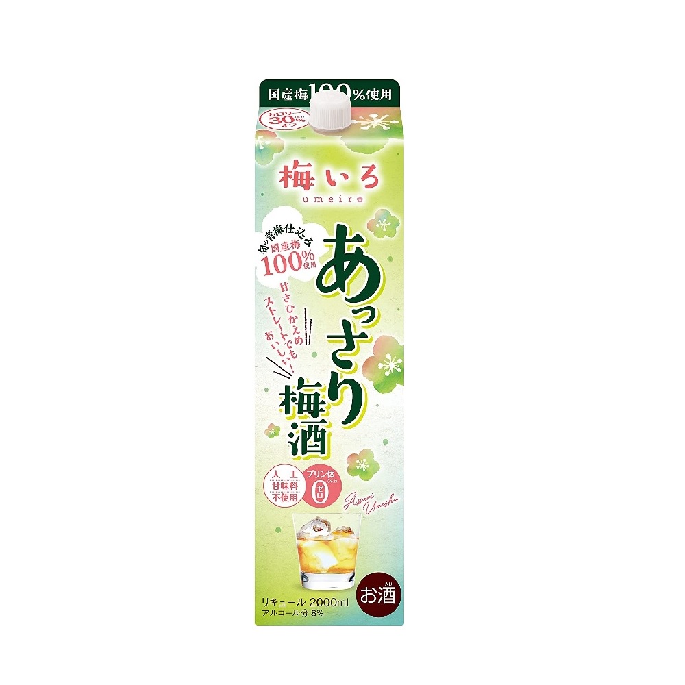 楽天市場】【送料無料】合同酒精 あっさり梅酒 2000ml 2L×12本