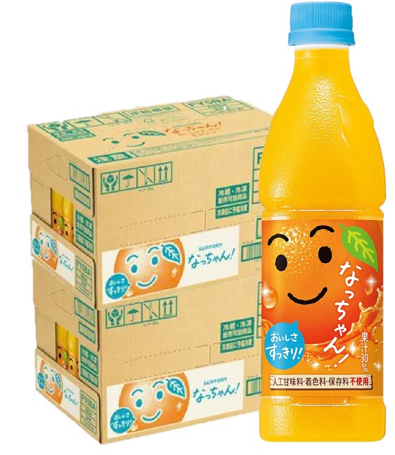 楽天市場】サントリー なっちゃん オレンジ(425ml×48本入
