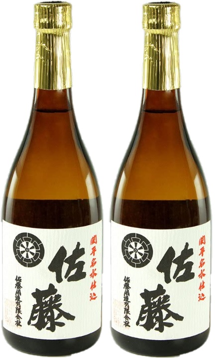 【送料無料】 佐藤酒造 芋焼酎 佐藤 白麹 25度 720ml×2本 【北海道・沖縄県・東北・四国・九州地方は必ず送料がかかります】 【熨斗・ご贈答品の対応可】
