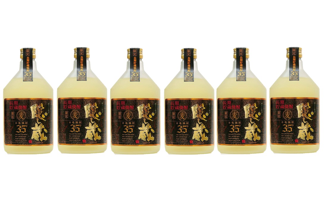 【モバイルユーザー限定先着最大3900円OFF】【送料無料】 濱田酒造 隠し蔵 特撰 麦 35度 720ml×6本 【ご注文は12まで同梱可能】