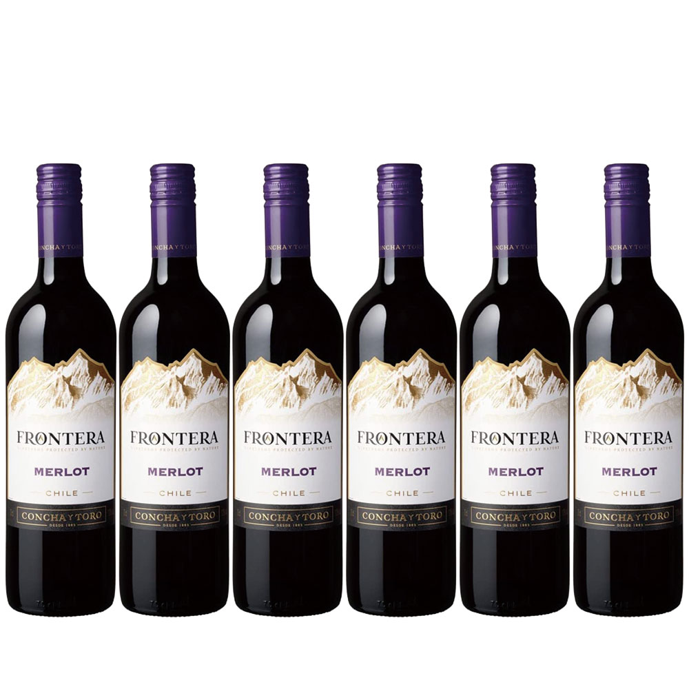 【楽天市場】【送料無料】コン・チャイ・トロ フロンテラ メルロー 750ml×6本【本州のみ送料無料】:リカーBOSS 楽天市場店