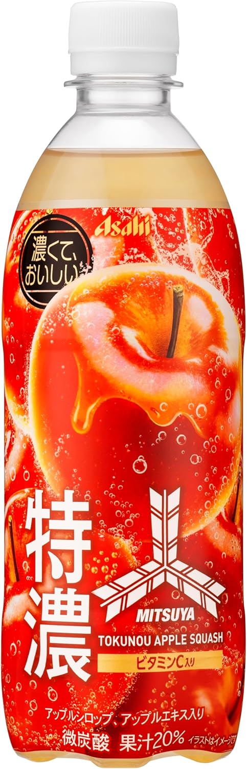 楽天市場】アサヒ 三ツ矢 特濃アップルスカッシュ 500ml ペット
