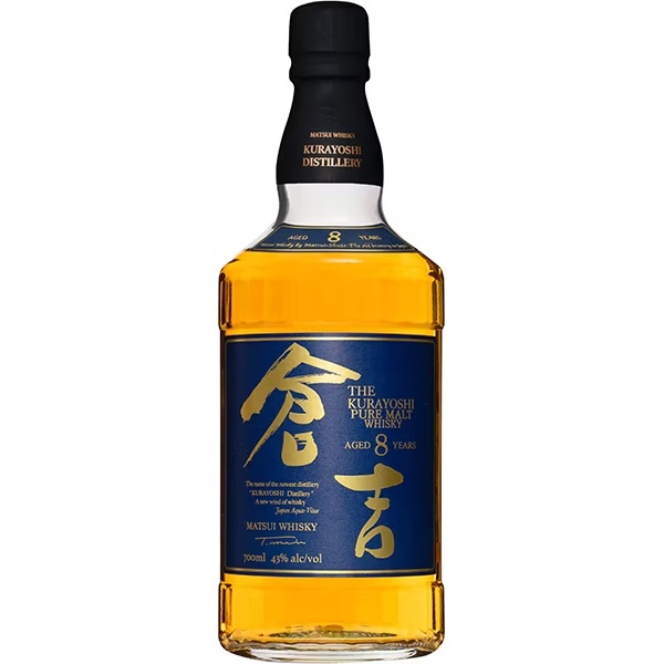 【送料無料】 松井酒造 マツイピュアモルトウイスキー 倉吉 8年 43度 700ml 1本 【北海道・沖縄県・東北・四国・九州地方は必ず送料がかかります】