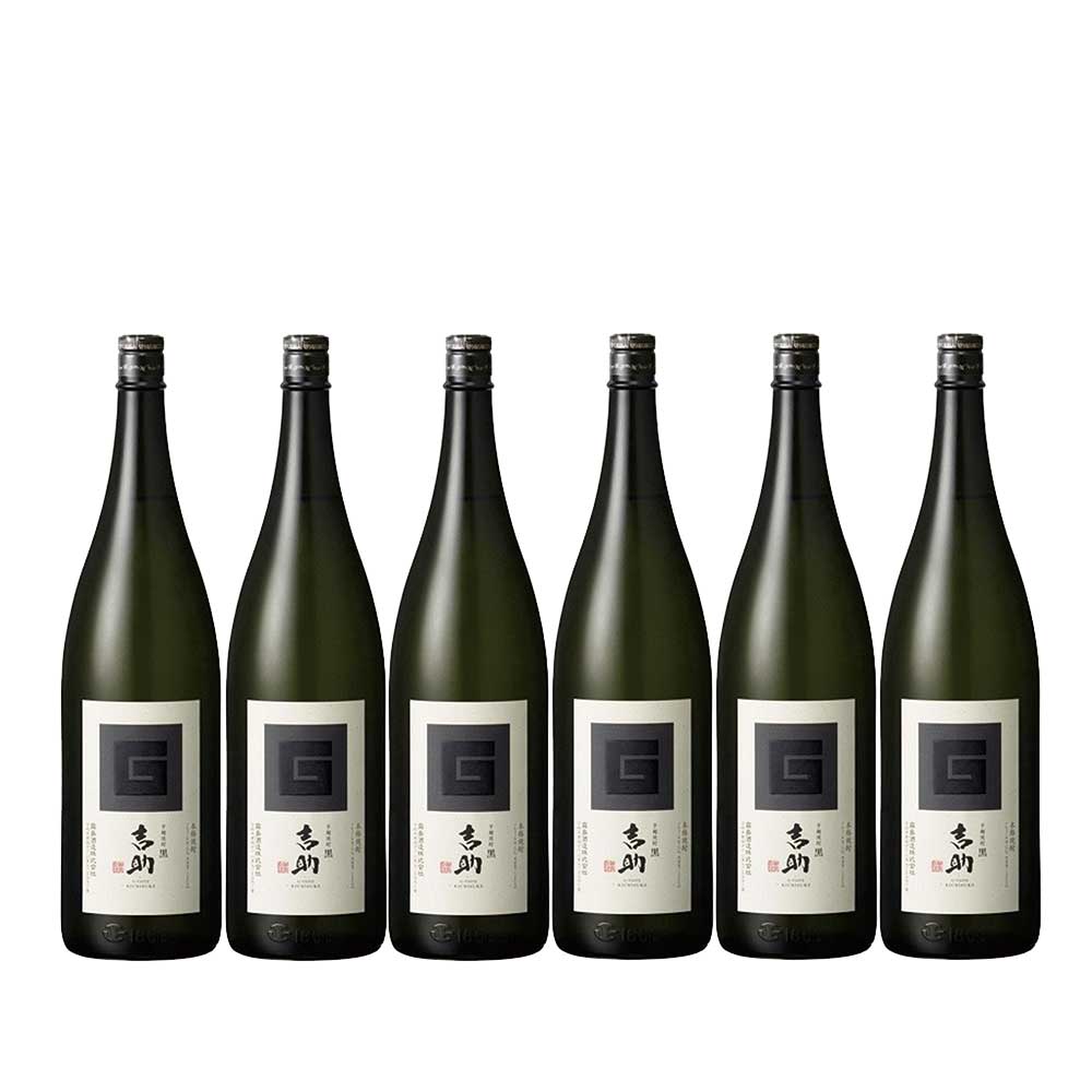【送料無料】 全量芋焼酎 霧島酒造 吉助〈黒〉25度 瓶 1800ml 1.8L×6本/1ケース 【北海道・沖縄県・東北・四国・九州地方は必ず送料が掛かります】