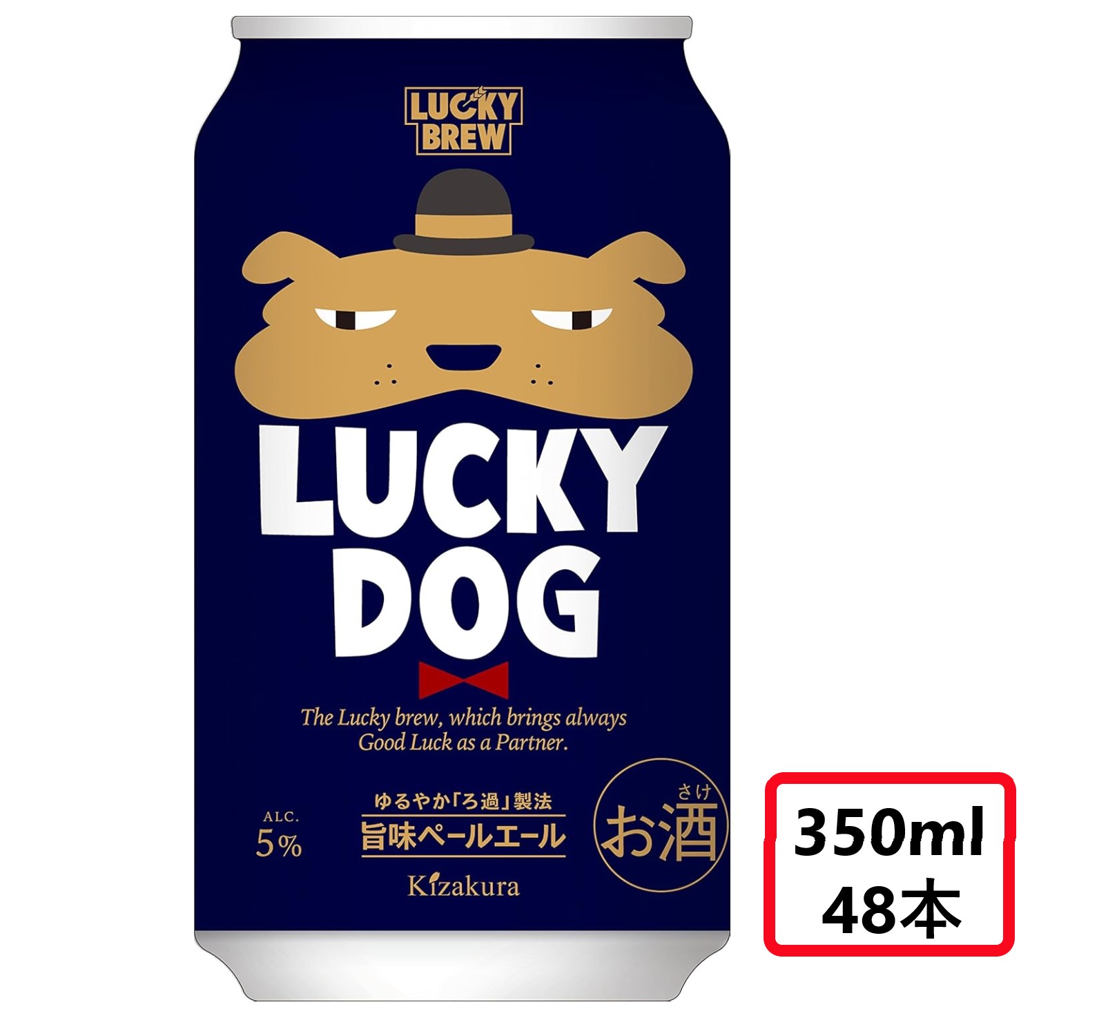 【送料無料】 ラッキーブリュー 黄桜 LUCKY DOG ラッキードッグ 350ml×2ケース/48本 【本州(一部地域を除く)は送料無料】 クラフトビール ビール 缶ビール