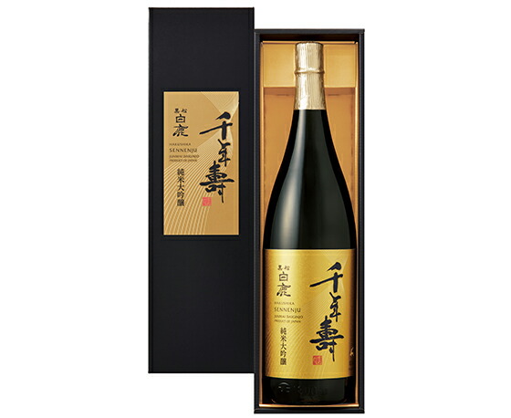超特撰 黒松白鹿 純米大吟醸 日本酒 1800ml 楽天市場】超特撰 黒松白鹿 千年壽 純米大吟醸 1800ml[化粧箱入