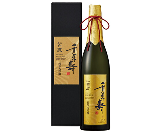 楽天市場】超特撰 黒松白鹿 千年壽 純米大吟醸 1800ml[化粧箱入