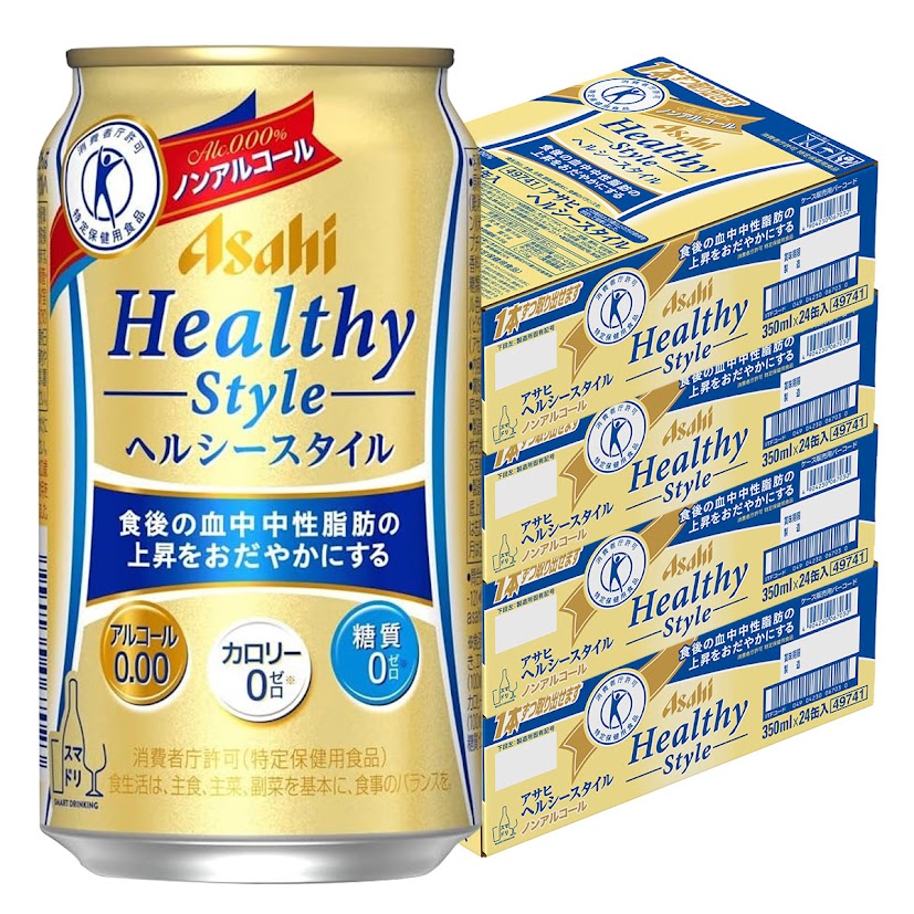 4/14 20:00～4/17 9:59までP3倍 【最強配送】【特保のノンアル】【送料無料】 アサヒ ヘルシースタイル ノンアルコール ビールテイスト 350ml×4ケース/96本