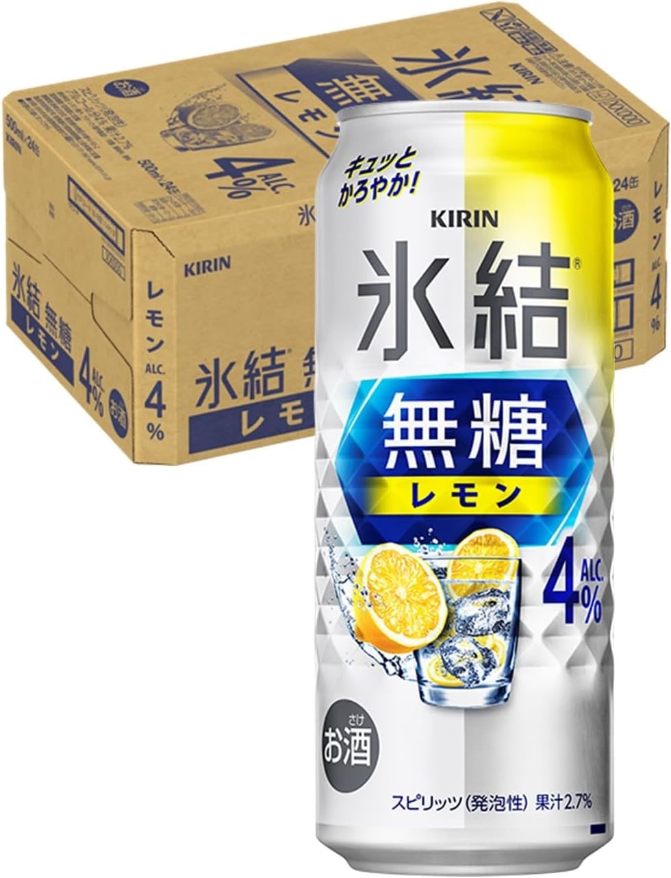 楽天市場】【最強配送】 キリン 氷結 無糖 レモン 4％ 500ml×1